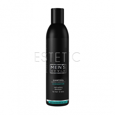 Profi Style Men's Style Refreshing Shampoo - Шампунь мужской для волос и тела освежающий, 250 мл