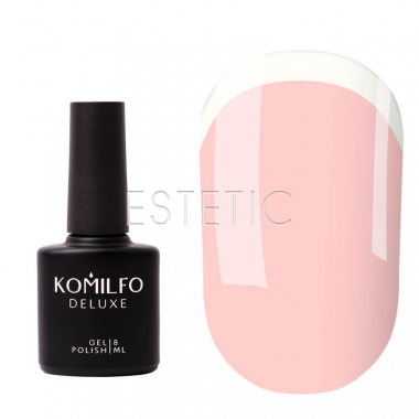 Komilfo Color French Base 003 - камуфлююча база для гель-лаку (світло-рожевий), 8 мл 