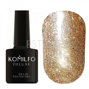 KOMILFO Гель-лак Liquid Glam Gel №GG004 (рожеве золото), 8 мл
