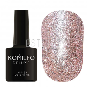 KOMILFO Гель-лак Liquid Glam Gel №GG006 (ліловий), 8 мл