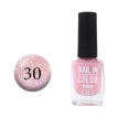Лак для нігтів Go Active Nail Polish Nail in Color №30 (прозоро-рожевий із золотою слюдою), 10 мл 