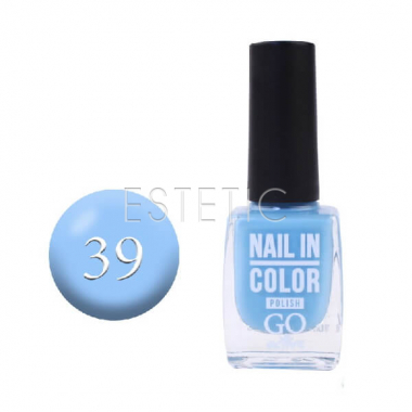 Лак для нігтів Go Active Nail Polish Nail in Color №39 (блакитний), 10 мл 