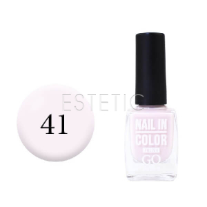 Лак для ногтей Go Active Nail Polish Nail in Color №41 (нежно-розовый), 10 мл