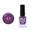Лак для ногтей Go Active Nail Polish Nail in Color №43 (сиренево-сливовый), 10 мл