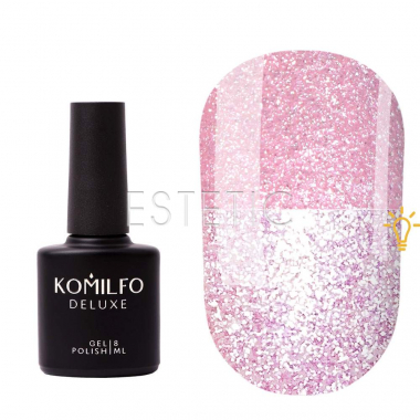 Komilfo Luminous Base 001 - світловідбиваюча база (ніжно-рожевий), 8 мл