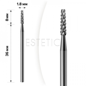 mART Насадка твердосплавна М-114 Sharp Point M 1.8*8 (м'яка)