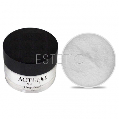 ACTUELLE Acrylic Powder Clear - Акриловая пудра для ногтей (прозрачная), 20 г