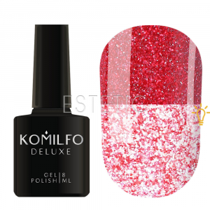 Komilfo Гель-лак Luminous Collection L005 (червоний, світловідбиваючий), 8 мл