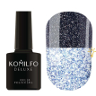 Komilfo Гель-лак Luminous Collection L007 (темний синьо-сірий, світловідбиваючий), 8 мл