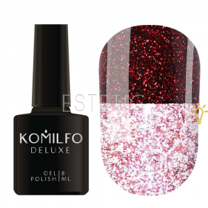 Komilfo Гель-лак Luminous Collection L008 (бордовий, світловідбиваючий), 8 мл