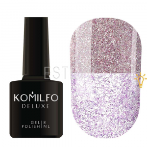 Komilfo Гель-лак Luminous Collection L010 (бузковий, світловідбиваючий), 8 мл