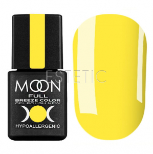 Гель-лак MOON FULL Breeze color №443 (банановый, эмаль), 8 мл
