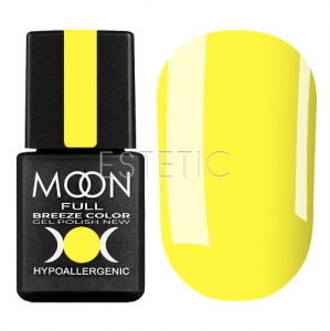 Гель-лак MOON FULL Breeze color №444 (лимонный, эмаль), 8 мл