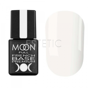 MOON FULL French Base Premium №021 - Френч-база для гель-лака (молочно-белый), 15 мл