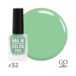 GO Active Nail in Color Polish - Лак для нігтів №52 (зелена м'ята), 10 мл