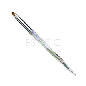 mART Oval Кисть для геля, жемчужная ручка №4