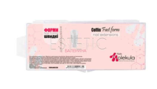 Molekula Формы-типсы, балерина, 240 шт