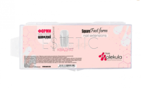 Molekula Формы-типсы гелевые, квадрат, 240 шт