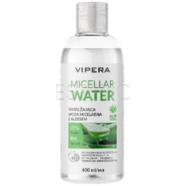 Vipera Aloe Vera Moisturizing Micellar Water Увлажняющая мицеллярная  вода с экстрактом Алоэ Вера, 400 мл