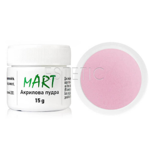 mART Acrylic Powder №03 Cover Pink - Акрилова пудра камуфлююча (рожевий), 15 г