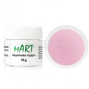 mART Acrylic Powder №03 Cover Pink - Акрилова пудра камуфлююча (рожевий), 15 г