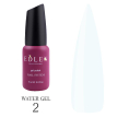 Edlen Professional Water Gel №02 - Рідкий моделюючий гель №02 (молочний), 9 мл