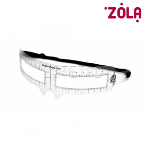 ZOLA Лінійка бровиста з резинкою