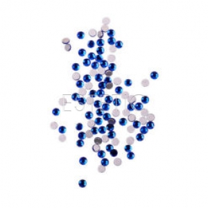 Komilfo Стрази копія Сваровські Cobalt, розмір 3 (100 штук в упаковці)