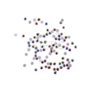 Komilfo Стрази копія Сваровскі, Crystal AB, розмір 3 (100 штук в упаковці)