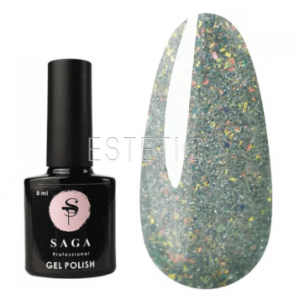 SAGA Professional Fiery Gel №19 - Гель-лак світловідбиваючий №19 (салатовий), 8 мл