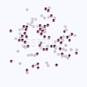 Komilfo Стразы копия Сваровски Fuchsia, размер 3 (100 шт. в упаковке)
