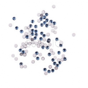 Komilfo Стрази копія Сваровські Montana, розмір 3 (100 штук в упаковці)