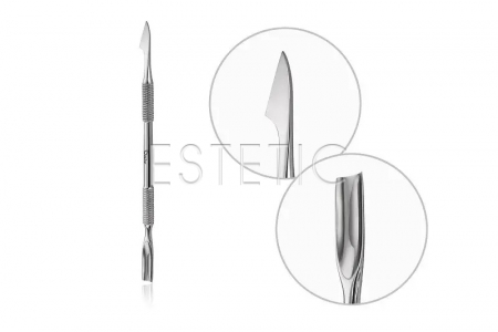 Raiz WORK PW-1/2 form 1/2 Лопатка манікюрна (прямокутний пушер + топірець)