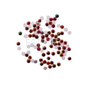 Komilfo Стрази копія Сваровські Rainbow Gold, розмір 3 (100 штук в упаковці)