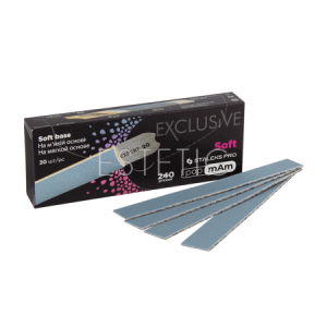 STALEKS Pro Exclusive 20 DFCX-20-240 - Сменные файлы papmAm для пилки прямой, 240гр, 30шт