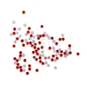 Komilfo Стрази копія Сваровські Siam, розмір 3 (100 штук в упаковці)