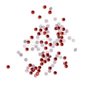 Komilfo Стрази копія Сваровські Siam, розмір 4 (100 штук в упаковці)