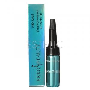 Хна NIKK MOLE EkkoBeauty Eyebrow Henna для бровей Graphite (графит), 5 мл