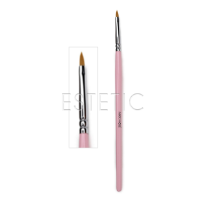 Кисть NIKK MOLE для окрашивания бровей хной №73 (нейлон)