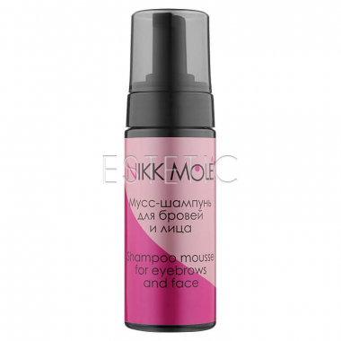 Мус-шампунь NIKK MOLE Shampoo Mousse For Eyebrows And Face для брів та обличчя, 150 мл