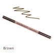 Карандаш для бровей NIKK MOLE EkkoBeauty Eyebrow Pencil восковой со щеточкой (Brown)