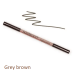 Фото 1 - Карандаш для бровей NIKK MOLE EkkoBeauty Eyebrow Pencil восковой со щеточкой (Grey brown)