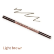Олівець для брів NIKK MOLE EkkoBeauty Eyebrow Pencil восковий зі щіточкою (Light brown)