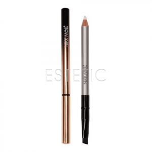 Карандаш NIKK MOLE Brow Paste белый для бровей с кисточкой