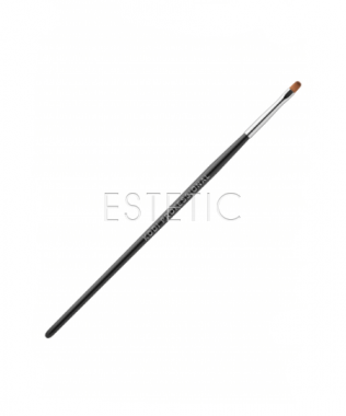 KODI Пензлик для гелевого моделювання нігтів В (розмір:3/Е,ворс:нейлон,дерев'яна чорна ручка)