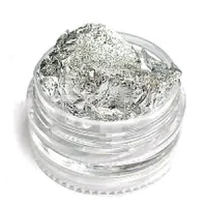 Сусальное серебро в баночке