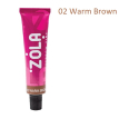 Краска для бровей ZOLA Eyebrow Tint с коллагеном 02 Warm Brown (тёпло-коричневый), 15 мл