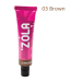Фото 1 - Краска для бровей ZOLA Eyebrow Tint с коллагеном 03 Brown (коричневый), 15 мл