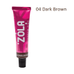 Краска для бровей ZOLA Eyebrow Tint с коллагеном 04 Dark Brown (тёмно-коричневый), 15 мл