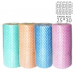 Фото 1 -  Clean Comfort Салфетки из спанлейса 25*30 см волна (цветные, сетка), 100шт/рулон